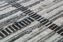 Teppich >Phoenix< in Natur / Grau, 95% Wolle / 5% Polyester - 230x160cm (LxB)