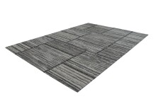 Teppich >Phoenix< in Natur / Grau, 95% Wolle / 5% Polyester - 150x80cm (LxB)