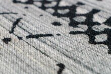 Teppich >Phoenix< in Natur / Grau, 95% Wolle / 5% Polyester - 230x160cm (LxB)