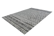 Teppich >Phoenix< in Natur / Grau, 95% Wolle / 5% Polyester - 150x80cm (LxB)