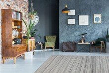 Teppich >Phoenix< in Grau / Multi, 95% Wolle / 5%...