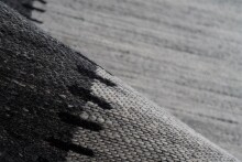 Teppich >Phoenix< in Grau / Anthrazit, 95% Wolle / 5% Polyester - 170x120 (LxB)