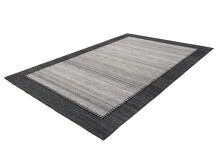Teppich >Phoenix< in Grau / Anthrazit, 95% Wolle / 5% Polyester - 170x120 (LxB)