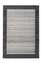 Teppich >Phoenix< in Grau / Anthrazit, 95% Wolle /...