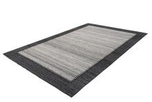 Teppich >Phoenix< in Grau / Anthrazit, 95% Wolle / 5% Polyester - 290x200 (LxB)