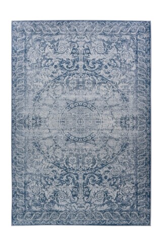 Teppich >Prayer< in Blau, 100% Polyester - 150x80cm (LxB)