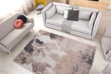 Teppich >Prayer< in Creme, 100% Polyester - 150x80cm (LxB)