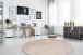 Teppich >Rabbit< in Creme, 100% Polyester - 160x160cm (LxB)