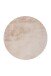Teppich >Rabbit< in Creme, 100% Polyester - 160x160cm (LxB)