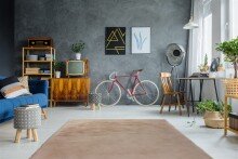 Teppich >Rabbit< in Creme, 100% Polyester - 230x160cm (LxB)