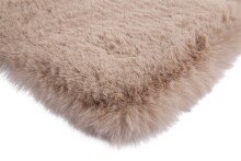 Teppich >Rabbit< in Creme, 100% Polyester - 150x80cm (LxB)