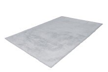 Teppich >Rabbit< in Grau / Blau, 100% Polyester - 150x80cm (LxB)