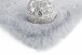 Teppich >Rabbit< in Grau / Blau, 100% Polyester - 150x80cm (LxB)