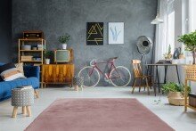 Teppich >Rabbit< in Rosa, 100% Polyester - 170x120cm (LxB)