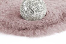 Teppich >Rabbit< in Rosa, 100% Polyester - 160x160cm (LxB)