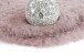 Teppich >Rabbit< in Rosa, 100% Polyester - 160x160cm (LxB)