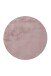 Teppich >Rabbit< in Rosa, 100% Polyester - 160x160cm (LxB)