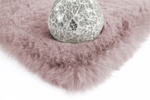 Teppich >Rabbit< in Rosa, 100% Polyester - 150x80cm (LxB)