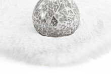 Teppich >Rabbit< in Weiß, 100% Polyester - 160x160cm (LxB)