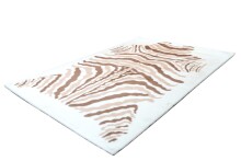 Teppich >Rabbit Animal< in Elfenbein / Taupe / Weiß - 160x120 (LxB)