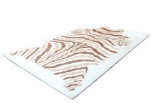 Teppich >Rabbit Animal< in Elfenbein / Taupe / Weiß - 230x160 (LxB)