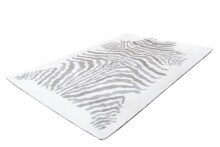 Teppich >Rabbit Animal< in Grau / Weiß, 100% Polyester - 230x160cm (LxB)