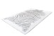 Teppich >Rabbit Animal< in Grau / Weiß, 100% Polyester - 230x160cm (LxB)