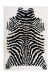 Teppich >Rabbit Animal< in Schwarz / Weiß, 100% Polyester - 230x160cm (LxB)