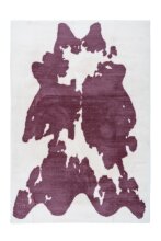 Teppich >Rabbit Animal< in Lilac / Weiß, 100%...