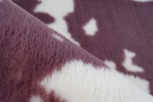 Teppich >Rabbit Animal< in Lilac / Weiß, 100% Polyester - 160x120cm (LxB)