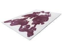 Teppich >Rabbit Animal< in Lilac / Weiß, 100% Polyester - 160x120cm (LxB)