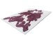 Teppich >Rabbit Animal< in Lilac / Weiß, 100% Polyester - 160x120cm (LxB)