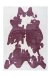 Teppich >Rabbit Animal< in Lilac / Weiß, 100% Polyester - 160x120cm (LxB)