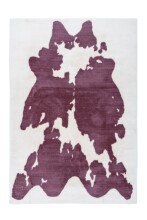 Teppich >Rabbit Animal< in Lilac / Weiß, 100%...