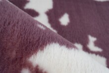 Teppich >Rabbit Animal< in Lilac / Weiß, 100% Polyester - 230x160cm (LxB)