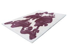 Teppich >Rabbit Animal< in Lilac / Weiß, 100% Polyester - 230x160cm (LxB)