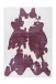 Teppich >Rabbit Animal< in Lilac / Weiß, 100% Polyester - 230x160cm (LxB)