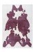 Teppich >Rabbit Animal< in Lilac / Weiß, 100% Polyester - 230x160cm (LxB)
