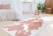 Teppich >Rabbit Animal< in Rosa / Weiß, 100% Polyester - 230x160cm (LxB)