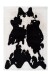 Teppich >Rabbit Animal< in Schwarz / Weiß, 100% Polyester - 160x120cm (LxB)