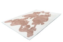 Teppich >Rabbit Animal< in Taupe / Weiß, 100% Polyester - 230x160cm (LxB)