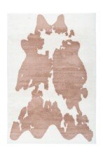 Teppich >Rabbit Animal< in Taupe / Weiß, 100% Polyester - 230x160cm (LxB)
