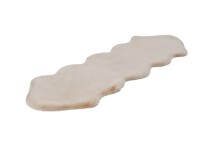 Teppich >Rabbit Double< in Creme, 100% Polyester - 180x60cm (LxB)