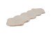 Teppich >Rabbit Double< in Creme, 100% Polyester - 180x60cm (LxB)