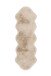 Teppich >Rabbit Double< in Creme, 100% Polyester - 180x60cm (LxB)