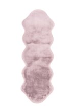 Teppich >Rabbit Double< in Rosa, 100% Polyester -...
