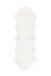 Teppich >Rabbit Double< in Weiß, 100% Polyester - 180x60cm (LxB)