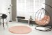 Teppich >Rabbit Light< in Creme, 100% Polyester - 160x160cm (LxB)
