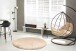 Teppich >Rabbit Light< in Elfenbein, 100% Polyester - 160x160cm (LxB)