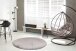 Teppich >Rabbit Light< in Silber, 100% Polyester - 120x120cm (LxB)